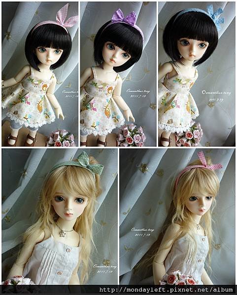 handmade hairband for dolls