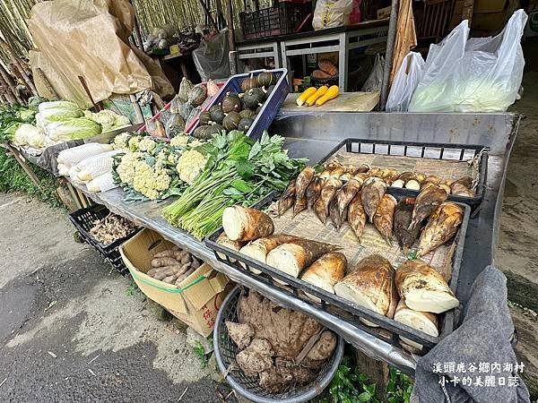 *溪頭美食/鹿谷鄉內湖村【現挖冬筍/高山蔬菜攤】超級無敵好吃