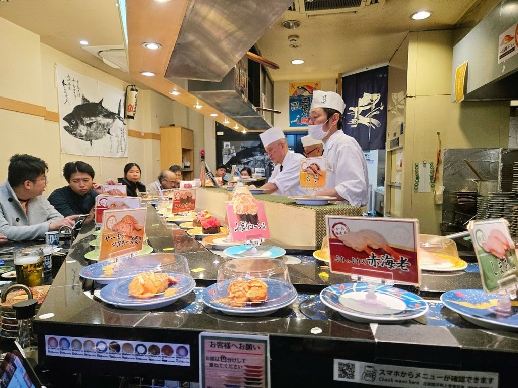 ♥【日本。東京】上野三浦三崎港迴轉壽司x滿載爆料軍艦x新鮮直