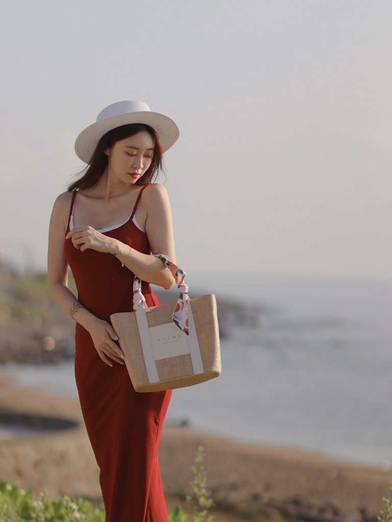 東京企劃包包 草編包 夏日包包 海邊包包 旅遊包包 約會包包 帆布包包_220731_31
