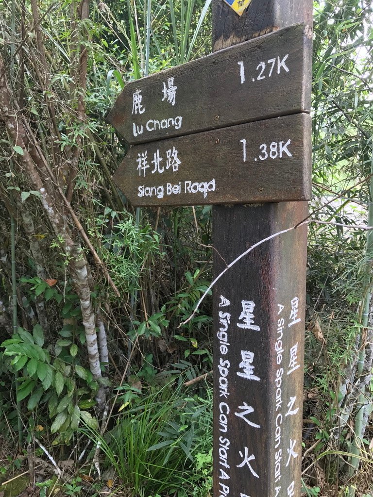 花蓮瑞穗-虎頭山步道-終點標示