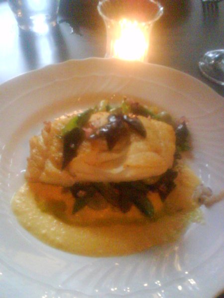 Chatham Cod with Fresh Corn Polenta and