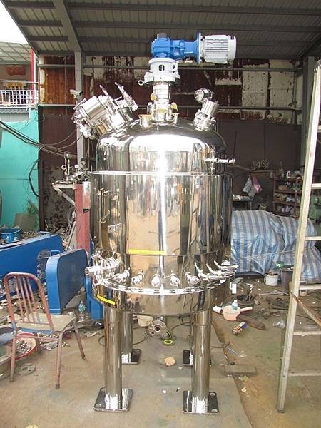 雙層攪拌桶,培養槽,容量500L,材質316L,日本進小松川化工機株式會社