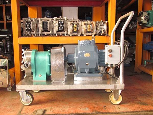 食品幫浦,轉子泵,D039213SS,SIZE100,Waukesha,BERORE,STARTING,PUMP