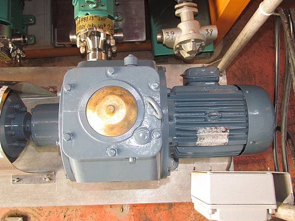 食品幫浦,轉子泵,D039213SS,SIZE100,Waukesha BERORE STARTING PUMP