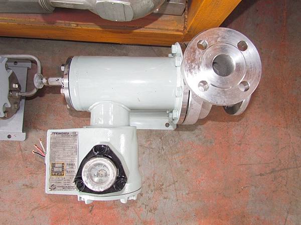 防爆無軸封幫浦,揚程12米 每分鐘流量200L,馬力1.1KW,口徑2吋 x 1.5吋,型式F41-119F2AM-0405R1-AV,電壓200V,日本進帝國TEIKOKU PUMP