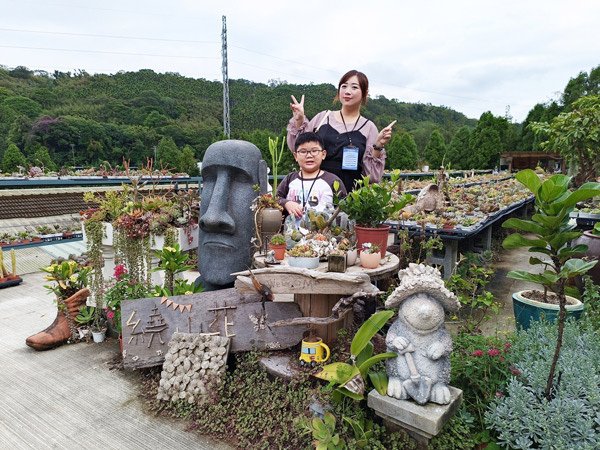 親子半日遊行程推薦｜繞山花 三和青創基地｜手作多肉植物組合盆