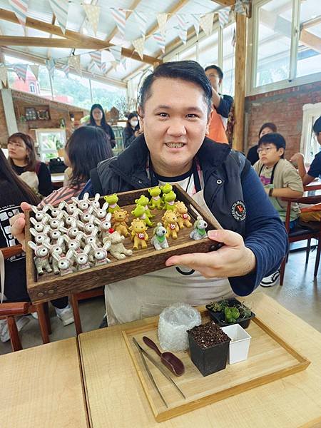 親子半日遊行程推薦｜繞山花 三和青創基地｜手作多肉植物組合盆