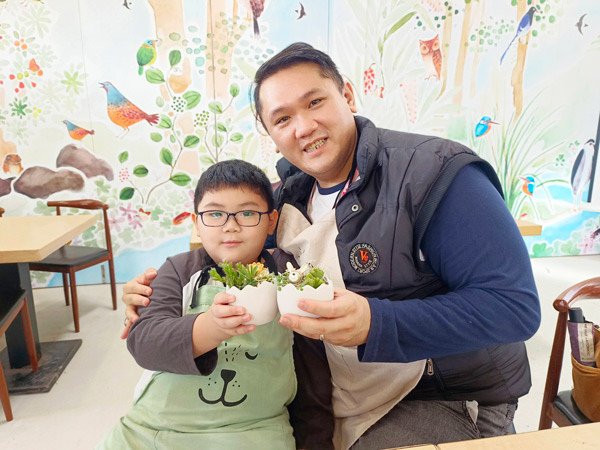 親子半日遊行程推薦｜繞山花 三和青創基地｜手作多肉植物組合盆