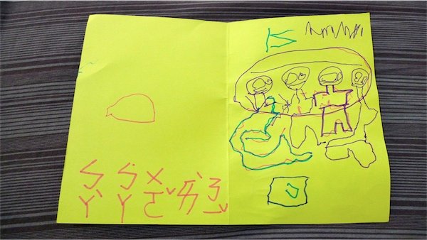 Todd在幼兒園做的父親節卡片跟畫畫-02