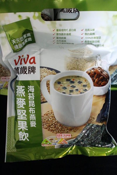 聯華食品-萬歲牌燕麥堅果飲：{宅配美食}萬歲牌元氣堅果飲!~海苔昆布燕麥.富含膳食纖維幫助消化，調整體質及滋補強身!