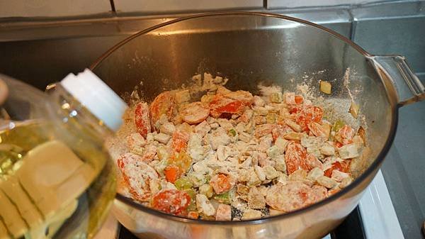 5加沙拉油