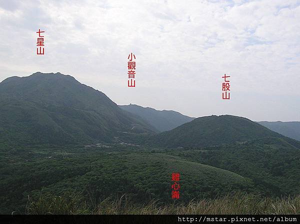 於竹篙山碉堡上展望