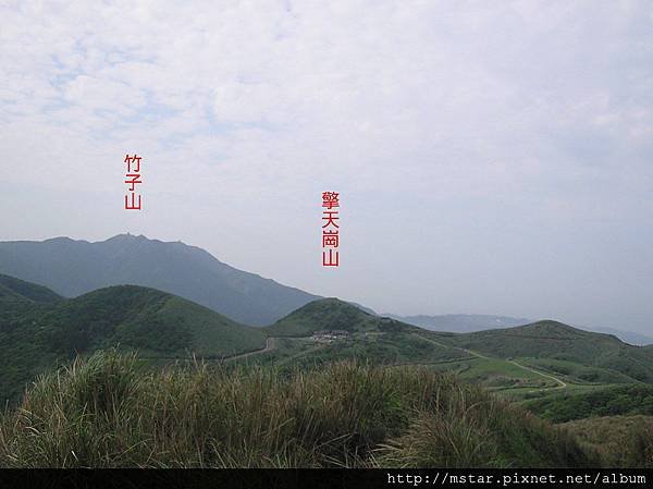 於竹篙山碉堡上展望