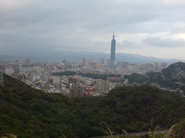 從中埔山東峰展望