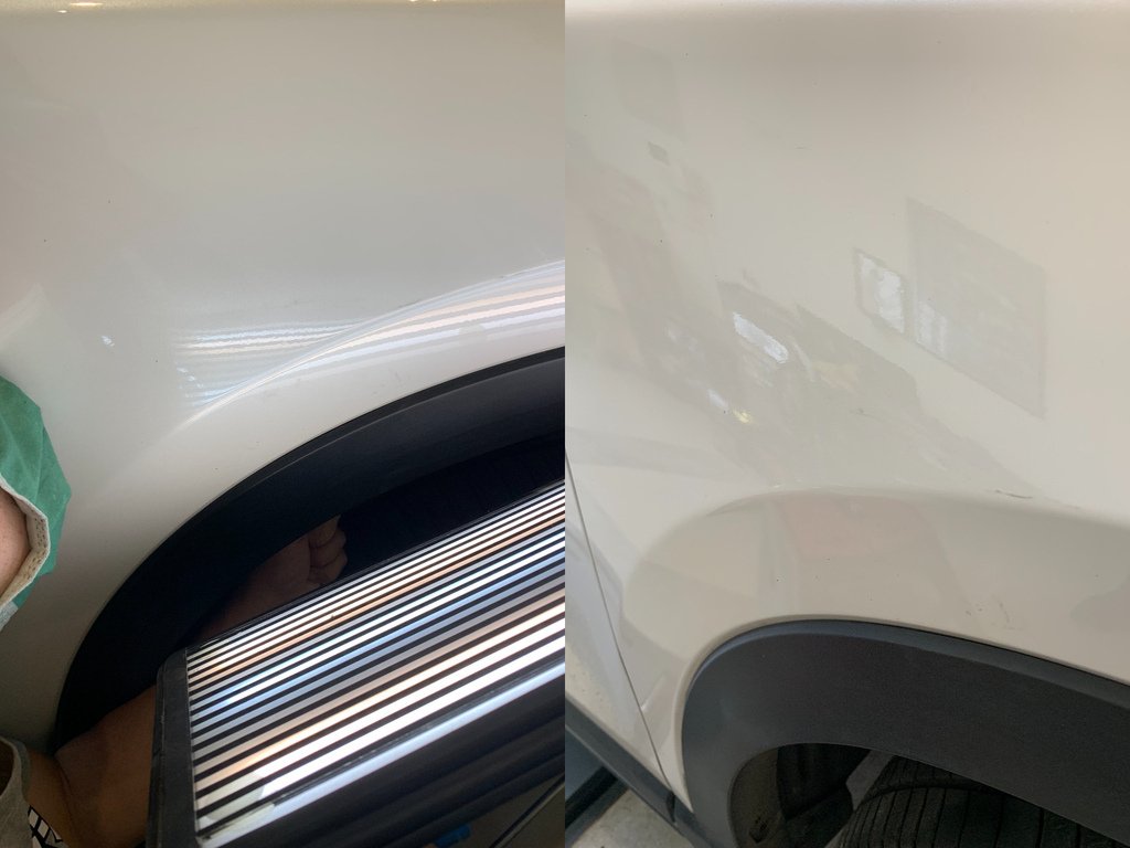 【汽車板金凹痕修復】吉米汽車凹痕修復中心(桃園青埔店)，車體鈑金凹痕處理／PDR微鈑金，價格效率堪稱完美！