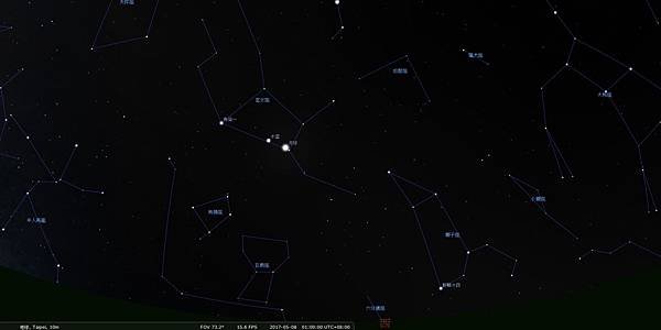 天文週報20170507-木星合月-1.jpg