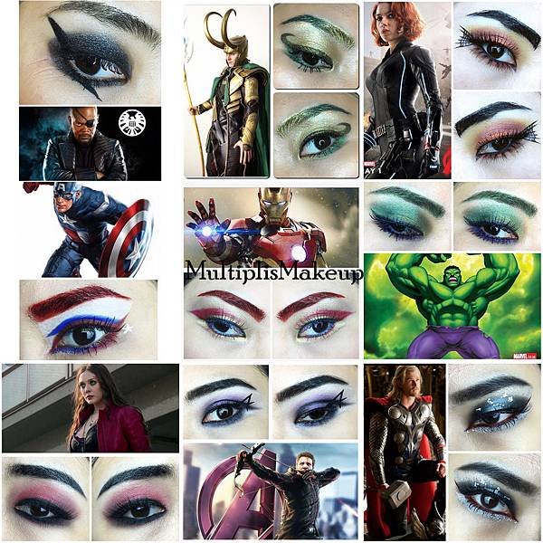 avengers inspired makeup marvel.JPG