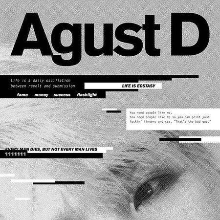 Agust D COVER