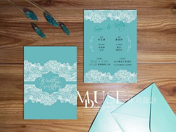 PC007【I Do】沐司設計公版喜帖  包套內容: 卡片尺寸：13ｘ18 CM 單卡式明信片 雙面印刷 信封尺寸：14ｘ20.3 CM 西式信封 信封材質：C