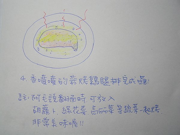 20110215晚餐 烤雞腿5-5