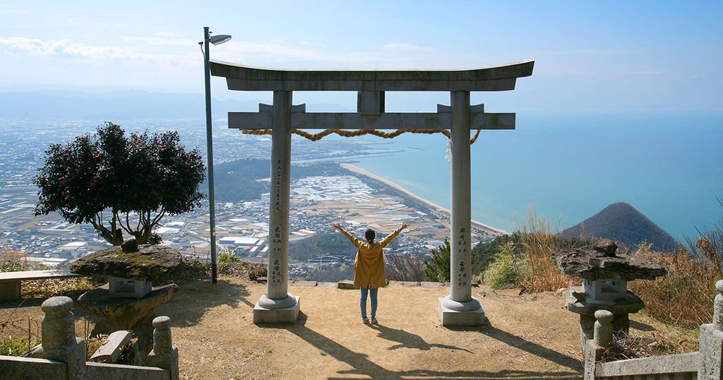 高屋神社本宮（天空の鳥居）1