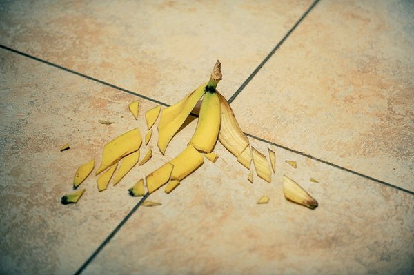 shattered banana peel