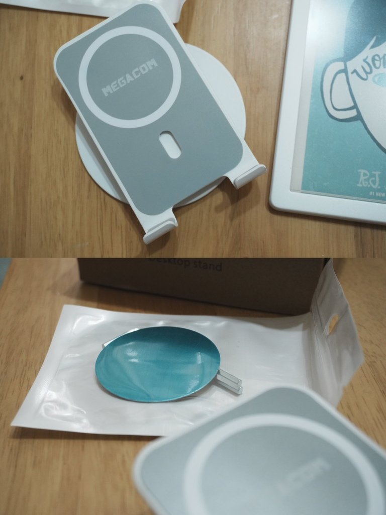 MEGACOM | 360°旋轉可折疊手機架 | 穩固止滑，