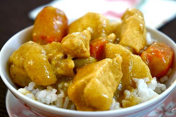 咖哩curry雞和鷹嘴豆(chickpeas)