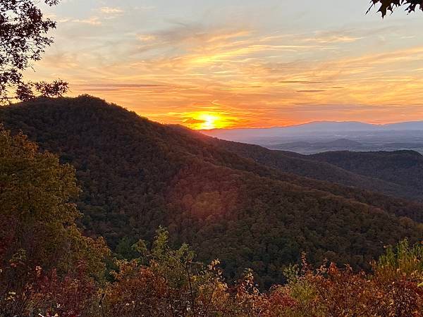 維吉尼亞州Shenandoah National Park仙