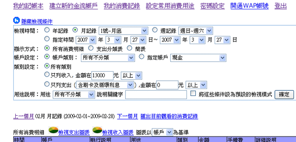 MyMoney記帳本我的消費記錄