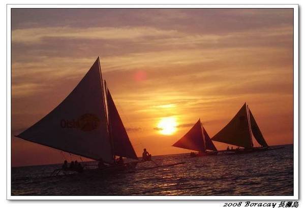 [Boracay長灘島遊記] 坐著風帆上看夕陽 