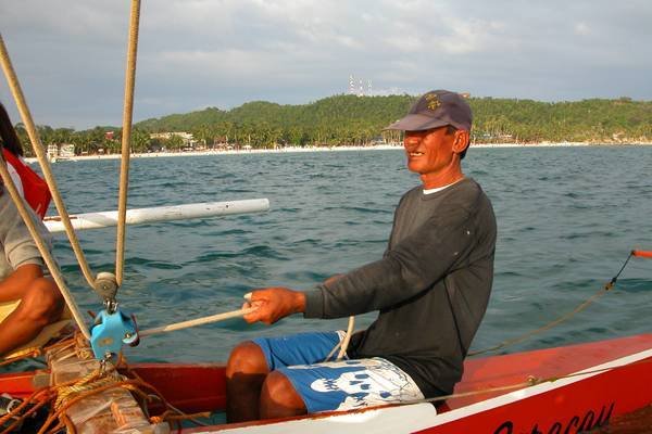 [Boracay長灘島遊記] 坐著風帆上看夕陽 