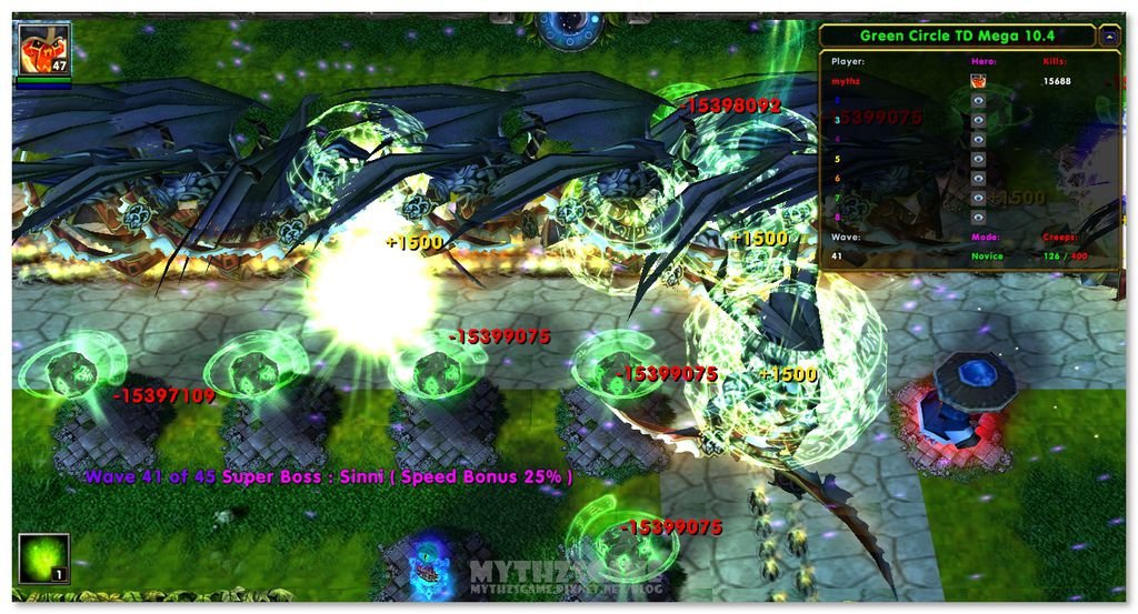 Green Circle TD Mega 10.4