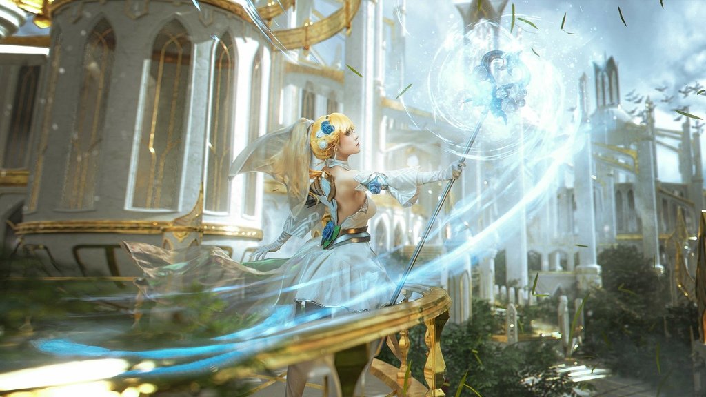 Nekokoyoshi (爆机少女喵小吉) cosplay Lux - League of Legends (38).jpg