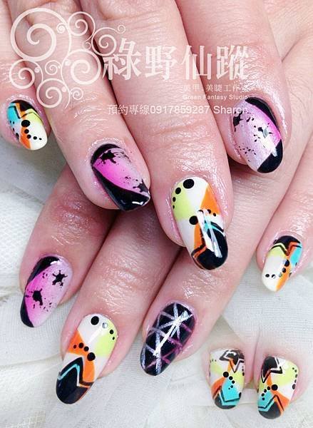 【光療指甲】2014年日本nail up二月號雜誌款光療美甲