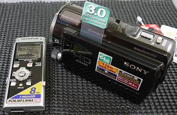 SONY CX560V &amp; Olympus WS-760M
