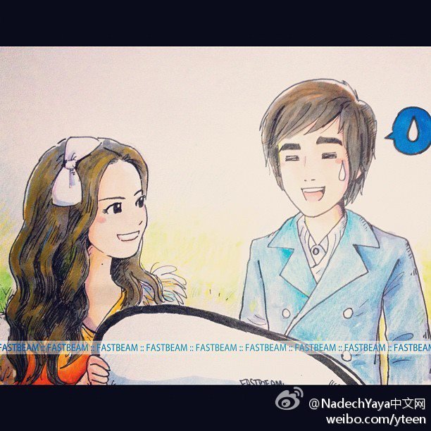 Q版Nadech Yaya Mistine廣告