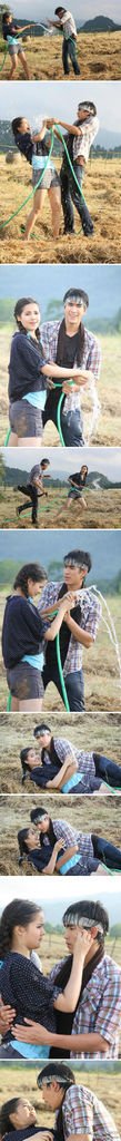 今晚Nadech Yaya愛土之爭第3集噴水戲花絮照組圖上