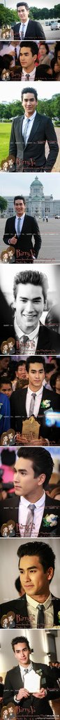 Nadech今天領取年度孝子獎的帥照