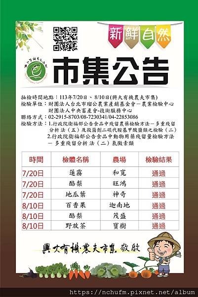 2024年8月抽檢報告及花絮