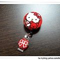 Kitty包扣證件夾_蘇格蘭格紋