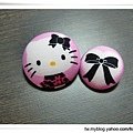 蘿莉塔風Kitty包扣髮束_粉