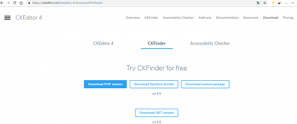 CKeditor 4.11.1 網頁編纂器與CKfinder