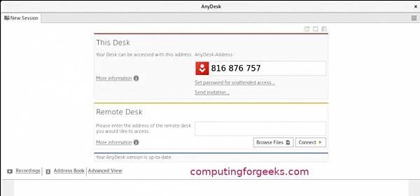 若何在CentOS 8 下安裝 anydesk 並開啟桌面