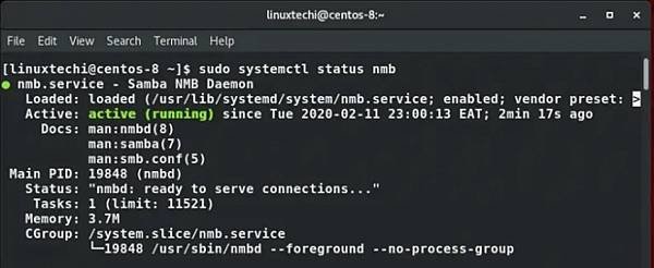 CentOS 8 安裝 samba server 及防火牆設