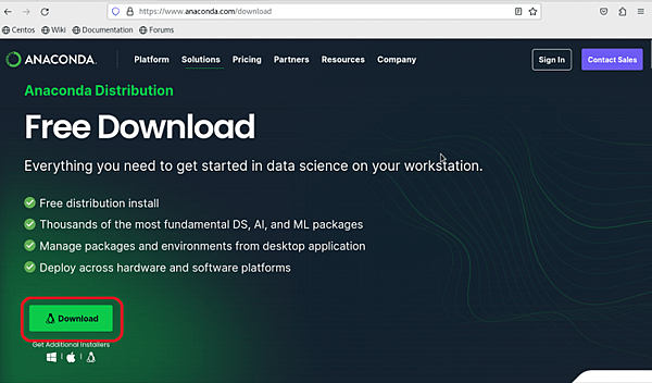 若何在CentOS 8 安裝Anaconda3 及PyCha