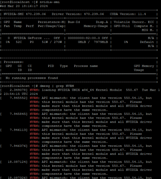 CentOS 8 下安裝NVIDIA RTX 3070 驅動