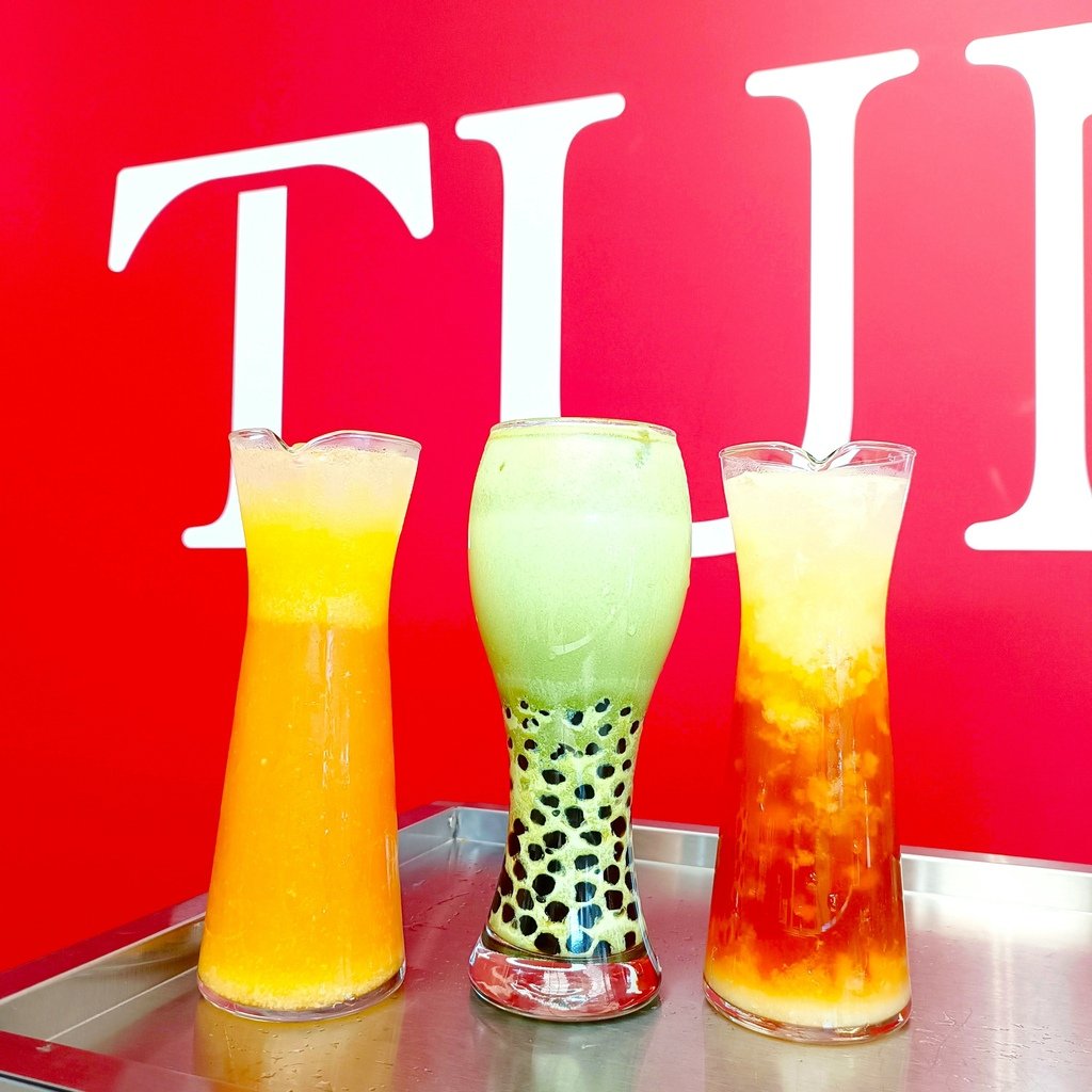 台中飲料店推薦|吨吨煮茶-國美店。時尚網美飲料店，喝質感飲料