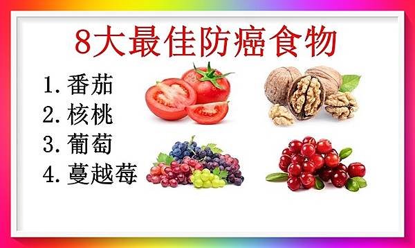 美國權威癌症中心推薦，８大最佳防癌食物！1.JPG